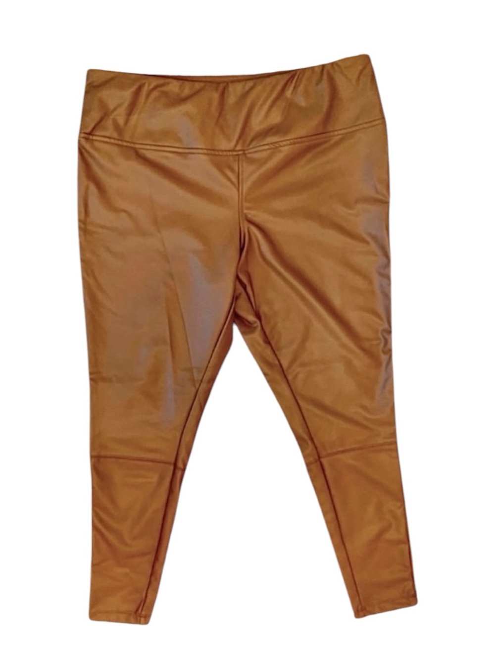 a.new day NWT Sz XL Faux Leather Brown Leggings